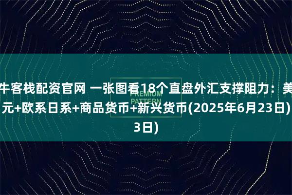 牛客栈配资官网 一张图看18个直盘外汇支撑阻力：美元+欧系日系+商品货币+新兴货币(2025年6月23日)