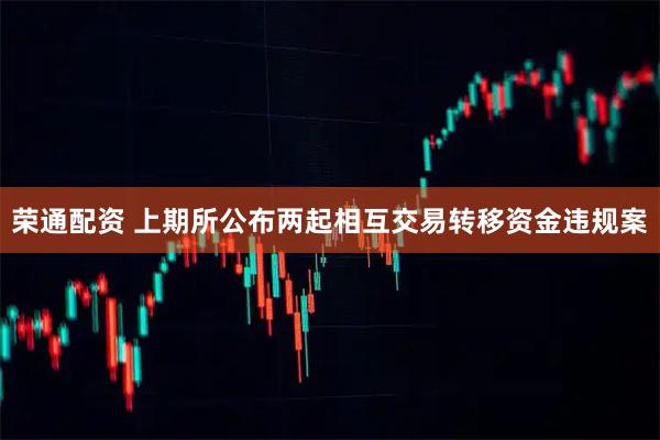 荣通配资 上期所公布两起相互交易转移资金违规案