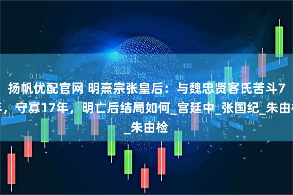 扬帆优配官网 明熹宗张皇后：与魏忠贤客氏苦斗7年，守寡17年，明亡后结局如何_宫廷中_张国纪_朱由检