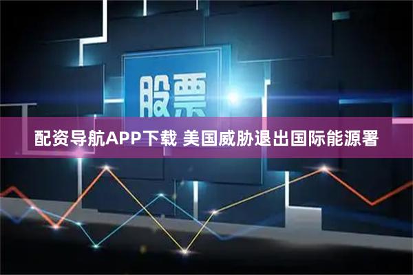 配资导航APP下载 美国威胁退出国际能源署